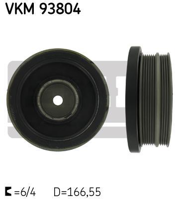 Polia do amortecedor SKF VKM 93804
